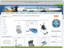 Tablet Screenshot of gebrauchte-waage.de